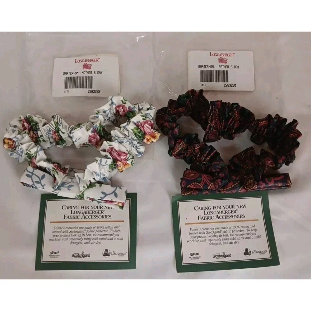 Longaberger Small Garter Mother's Day 2263255‎ And Father's Day 2363260 Floral